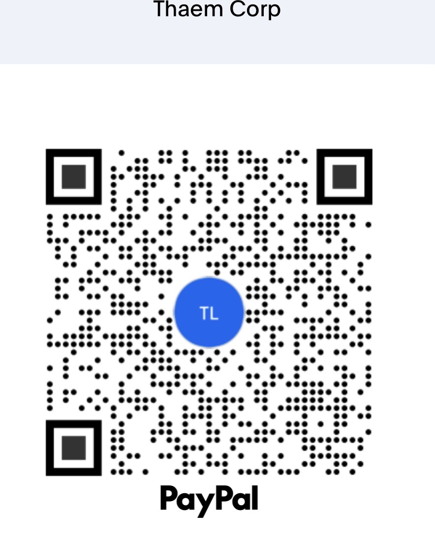 PayPal payment QR code for CameraDual